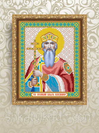 Схема для вишивки бісером Володимир Дніпро