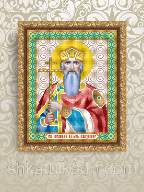 Схема для вишивки бісером Володимир Дніпро - фото 1