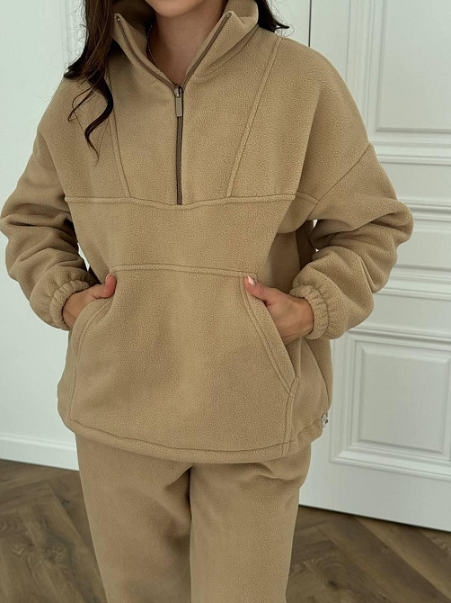 Теплый женский костюм TEDDY Бежевый XL-2XL Харьков - изображение 7