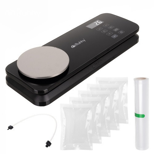 Вакуумный упаковщик для продуктов с весами 9 л/мин + рулон Ruhhy (24756) Нововолынск - изображение 2