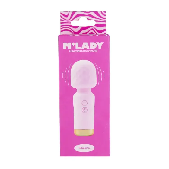 Вибромассажер M’Lady Mini Vibrating Wand Pink Львов