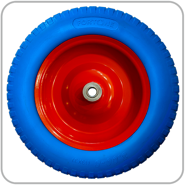 Колесо полиуретановое 3.00-8 (345/ 65мм), подшипник Ø20мм. Одесса - изображение 1