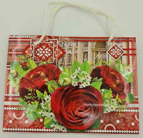 Пакет бумажный малый горизонтальный 11/18/5(арт М016) (12 шт) Харьков