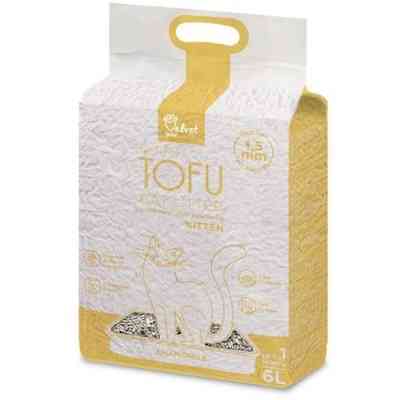 Наповнювач для туалету Velvet Paw TOFU для кошенят з екстрактом ромашки (1.5 мм) 2.6 кг (TOF46901) Вінниця