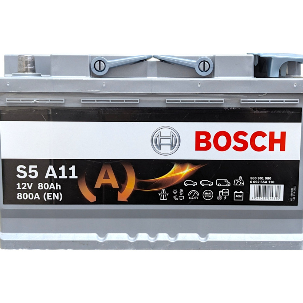 Автомобильный аккумулятор Bosch 80Ач. 800А R+ (пусковой/agm) Ковель - изображение 2