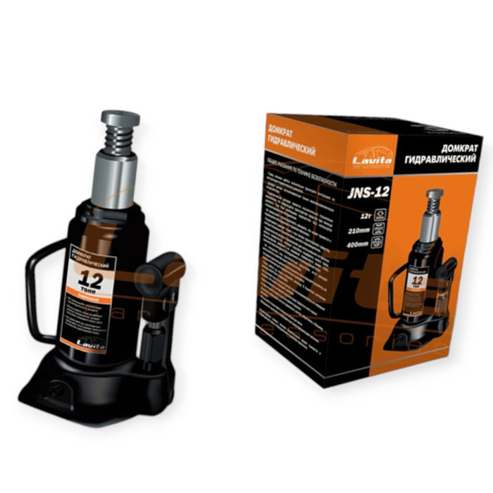 Домкрат гідравлічний 12 т, 210-400 мм (коробка) Мукачево - фото 1