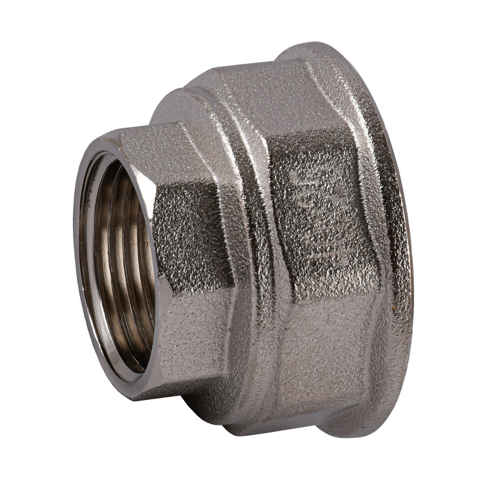 Муфта редукционная 1 1/4″х1″ВВ никелированная восьмигранная NM651O OPTIMUM Киев - изображение 1