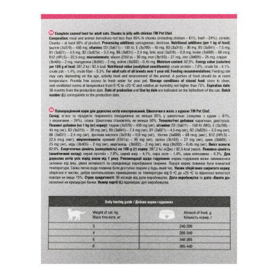 Вологий корм для кішок Pet Chef З куркою 415 г (4820255193564) Вінниця - фото 8