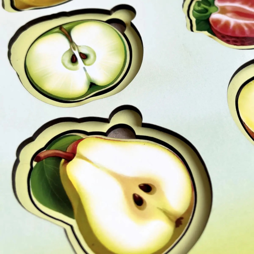 Деревянный пазл-вкладыш 