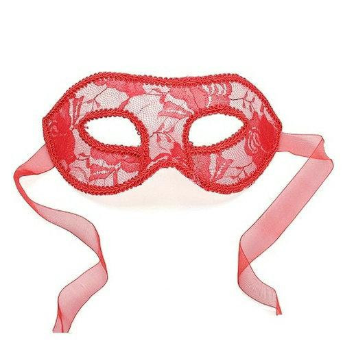 Святкова маска для обличчя 23 на 8 см червоний Київ - фото 2