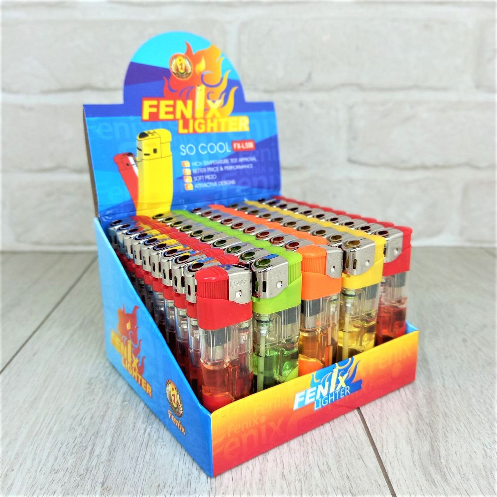 Зажигалка с фонариком пьезовая Феникс Микс уп/50шт. Харьков - изображение 9