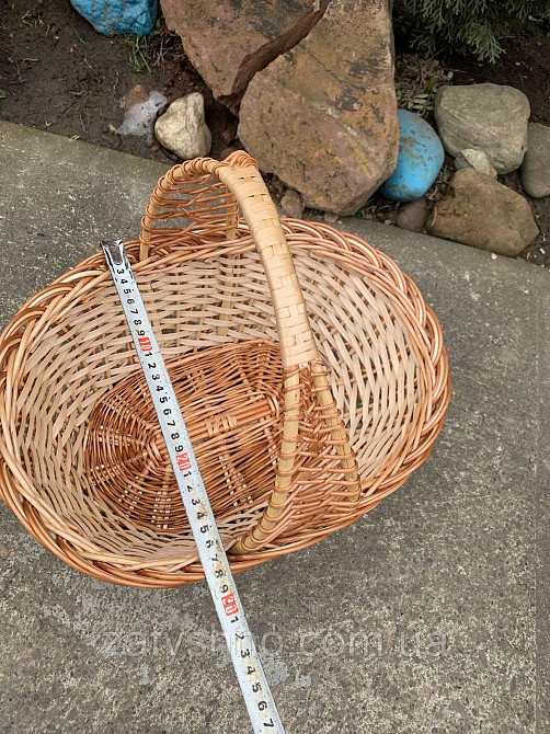 Плетений кошик з лози великий, місткий Київ - фото 7