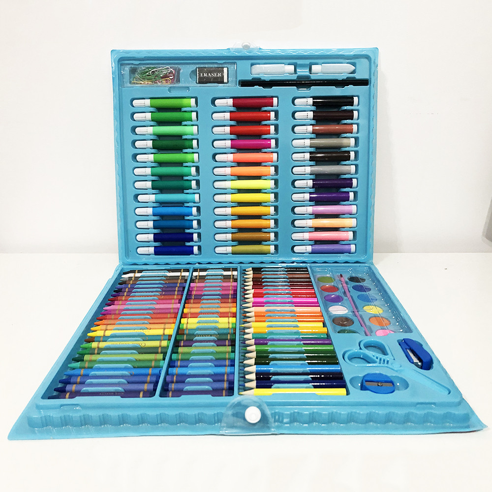 Художній набір для дітей, Набір для творчості в алюмінієвій валізі Дитячий набори творчості XF-75 Львів - фото 4