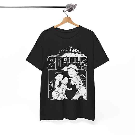 Футболка аниме Тх Кентурй Бойс Манга оверсайз (S/M/L) Черний AnimeJ0059 Днепр