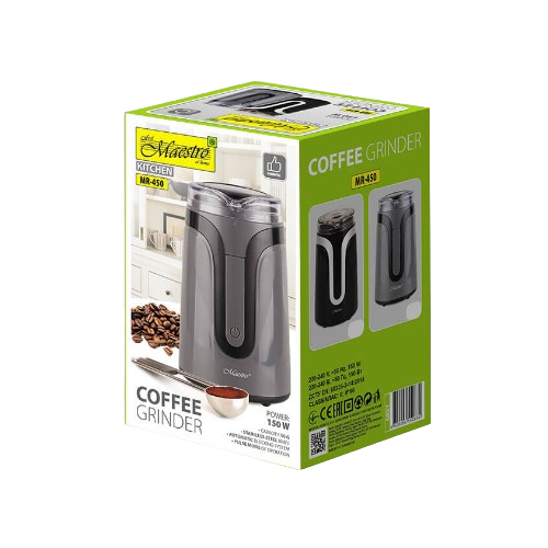 Кавомолка 150W сірий MR-450-GREY Маестро Житомир