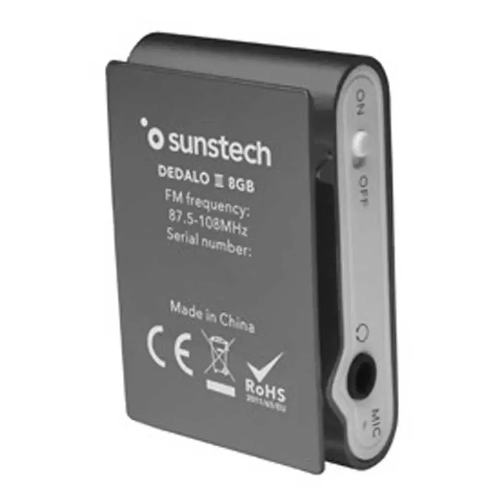 УЦЕНКА! MP3-плеер Sunstech DEDALO III 4GB FM Grey, радио, диктофон, клипса Днепр - изображение 2