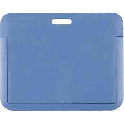 Бейдж Axent слайдер горизонтальный, 85х54мм, дымчатый синий (4500H-02-A) Винница