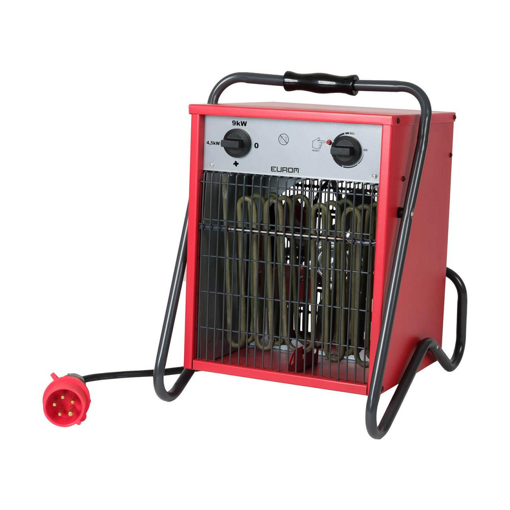 Тепловентилятор электрический Eurom EK9002 9000W IP24 380В термостат доохлаждения Днепр - изображение 6