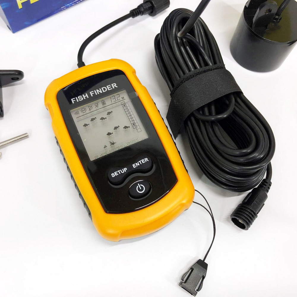 Эхолот портативный Fish Finder до 100м сонар портативный универсальный RO-38 Львов - изображение 12
