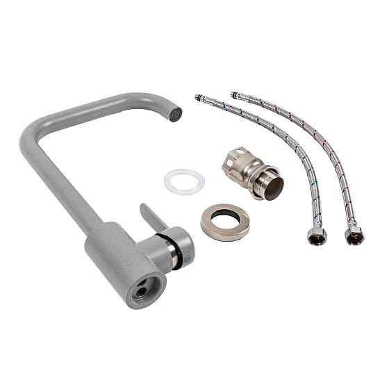 PLATINUM Змішувач кухонний Platinum KT 11 (3008B-FH) Сірий металік Киев