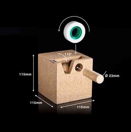 Диспенсер для скотчу із кіркового дерева Ровно