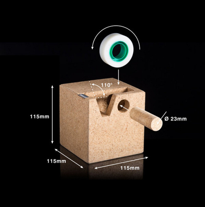 Диспенсер для скотчу із кіркового дерева Ровно - изображение 4