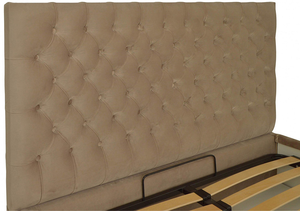 Кровать Cambridge Comfort 120 х 200 см Альмира 02 С подъемным механизмом и нишей для белья Мокко Днепр - изображение 12