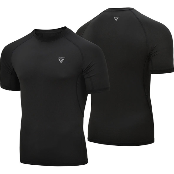 Рашгард з коротким рукавом RDX T15 Black 3XL Каменское