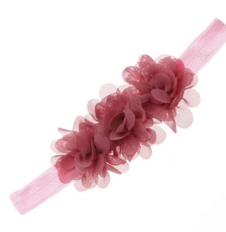 Детская повязка на голову 38-54 см пудровый Киев - изображение 1