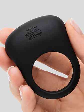 Ерекційне кільце Fifty Shades of Grey Sensation Rechargeable Vibrating Love Ring Sex Aura Київ