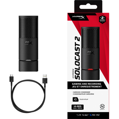 Микрофон HyperX SoloCast 2 Black (AR0A0AA) Винница - изображение 3