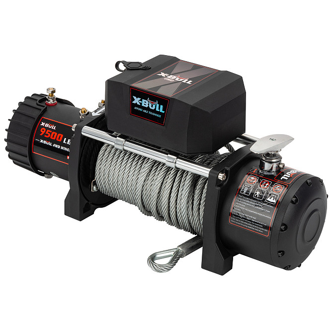 Электрическая Автомобильная Лебедка 12 V Со Стальным Тросом X-Bull 9500Lbs Днепр - изображение 3