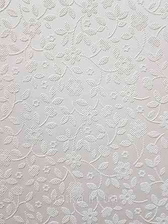 Обои под покраску виниловые на флизелине  Sintra Paint by 1.06x25 м цветы листья ветки белые 541166 Киев