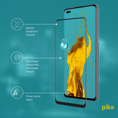 Скло захисне Piko Full Glue Oppo Reno 4 Lite (1283126511189) Вінниця - фото 4