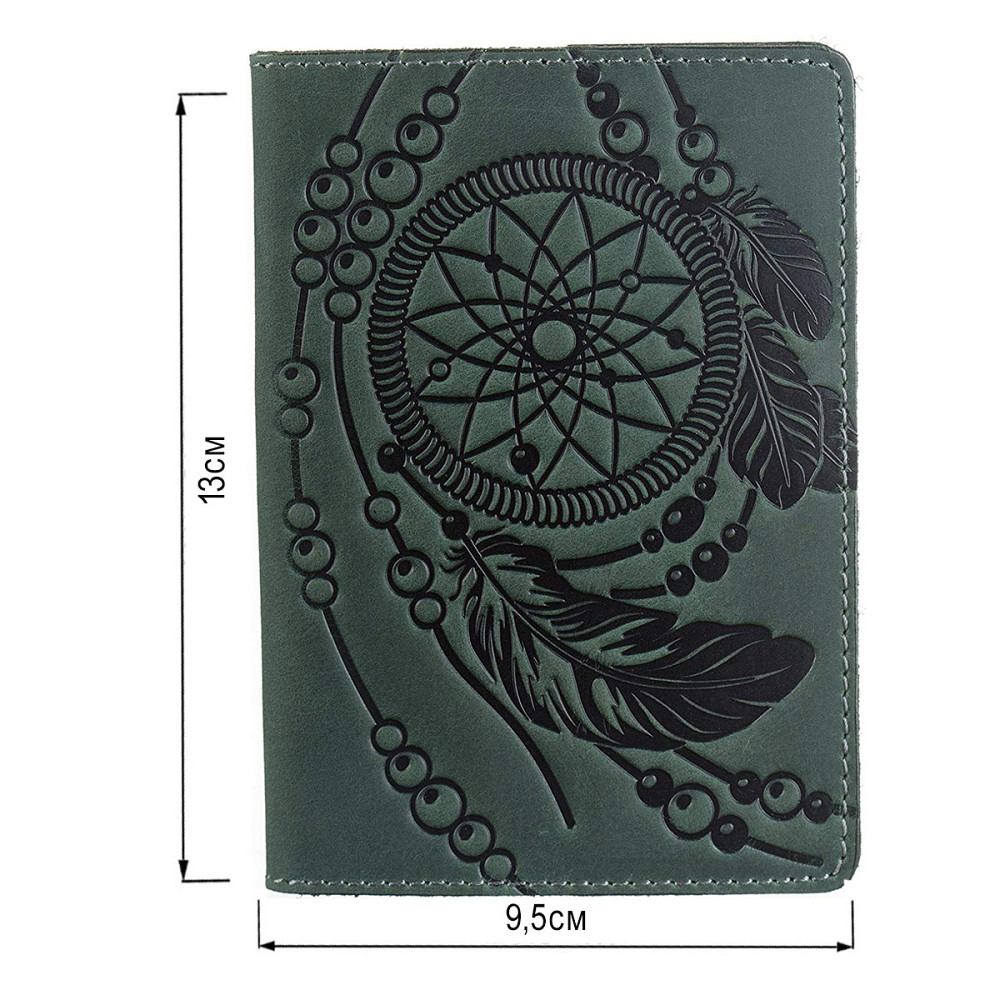 Обложка на паспорт SHVIGEL 13836 Зеленая Киев - изображение 3