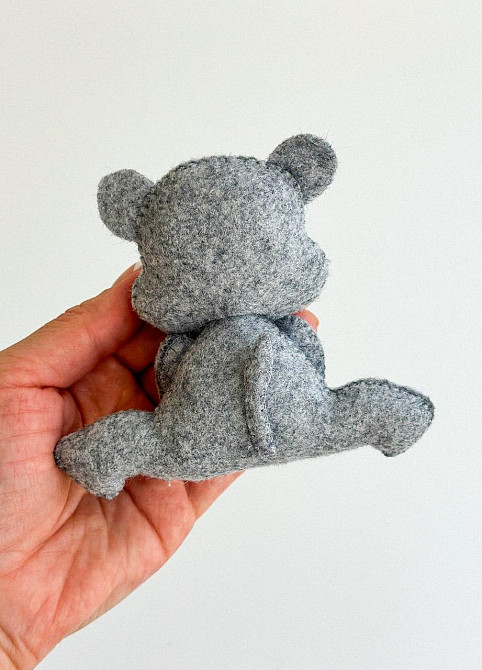 М’яка фетрова іграшка носоріг ручної роботи – безпечна розвиваюча іграшка Київ - фото 2