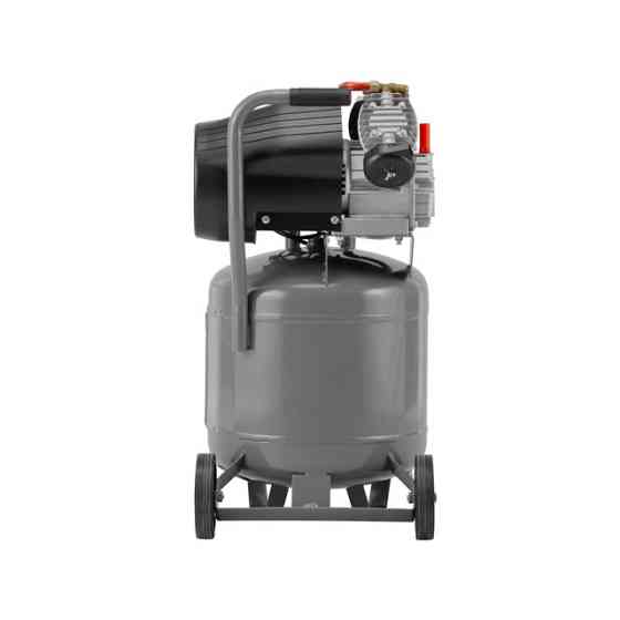 Компресор, 80 л, вертикальний, 2,2 кВт, 220 В, 8 атм, 354 л/хв, 2 циліндри, 63 дБ INTERTOOL PT-0018 Київ