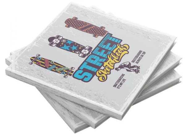 Скетчбук "Аркуш" інтег обкл 195*195 48арк виб. УФ-лак, мат.лам.1В2104 Street, шт Київ - фото 1