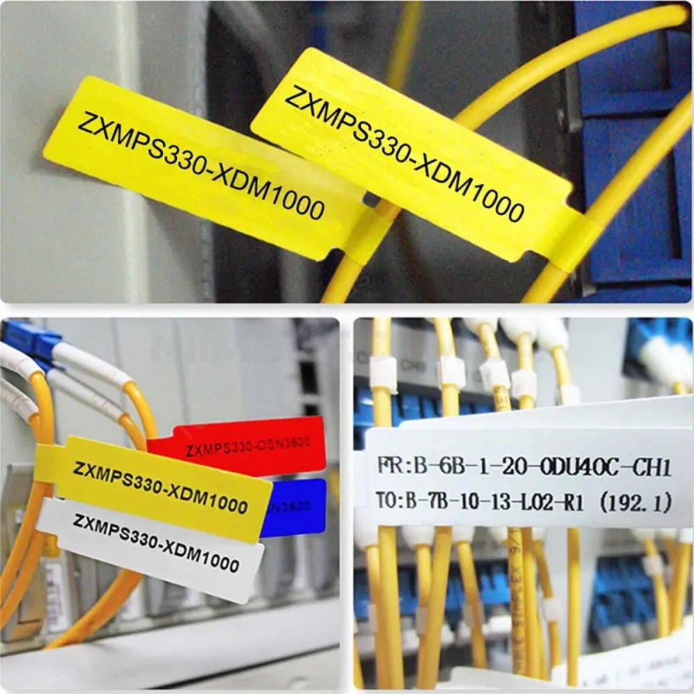 Стикеры этикетки для термопринтера NIIMBOT T12.5*74+35-65 Cable White For D11/D110/D101/H1S A2K18638601 Одесса - изображение 8