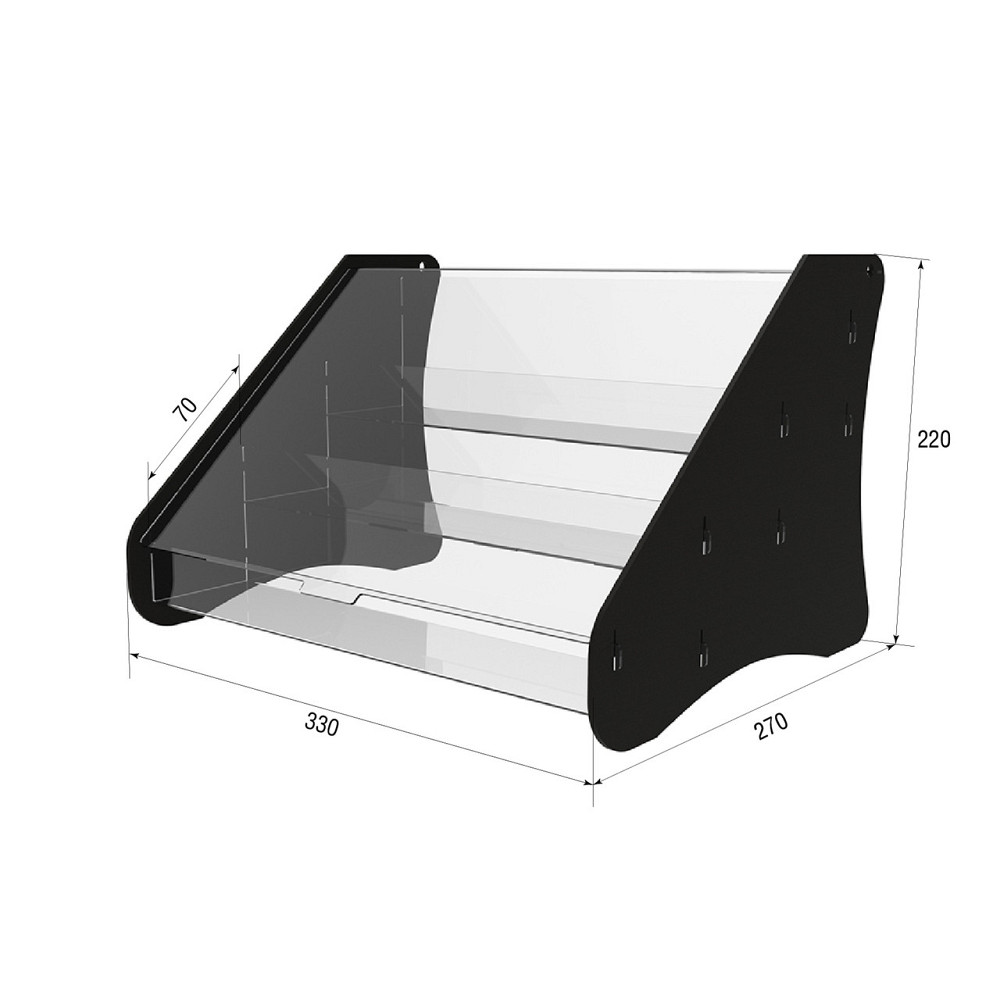 Подставка , горка под макаруны EKOSTAR на 3 полки Киев - изображение 3
