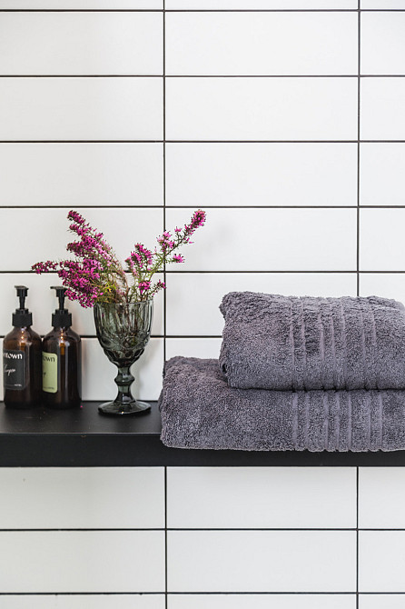 Ecotton Рушник махровий Ecotton 70х140 см високої щільності 550 г/м² сірий Antracite 1 шт. Коломыя - изображение 3