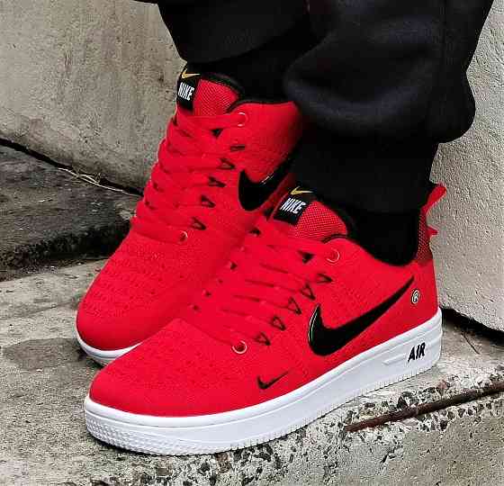 Кросівки Nike Force Червоні Чоловічі Форси Найк (розміри: 40,41,42,43) Дніпро