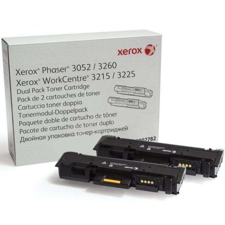 Тонер картридж Xerox PH3052/3260/WC3215/3225 Black (2*3000 стр) Двойная упаковка Киев - изображение 1