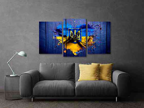 Модульная картина в гостиную / спальню  Українське Серце  Art-686_3 Киев