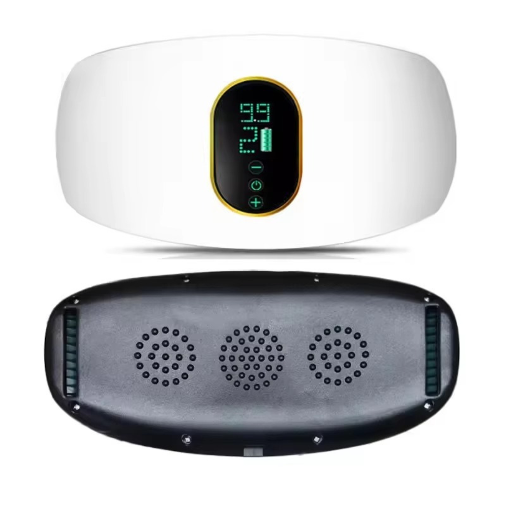 Пояс-масажер для схуднення і корекції фігури з таймером і підігрівом електричний для масажу: живота, стегон і спини, білий Кам'янець-Подільський - фото 3