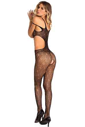 Комбінезон MADE THE CUT BODYSTOCKING BLACK, OS Sex Aura Київ