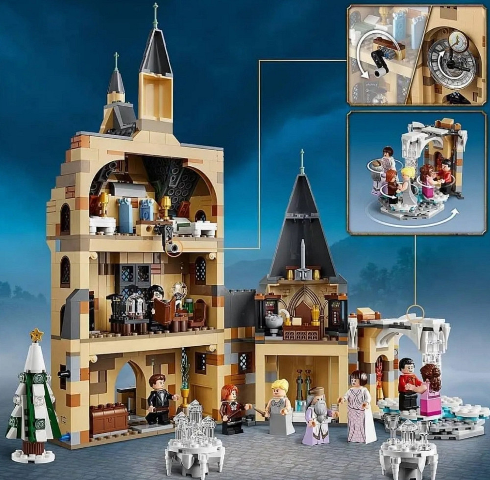 Конструктор «Harry Potter» годинника вежа Гоґвортсу,958 деталей. Київ - фото 2