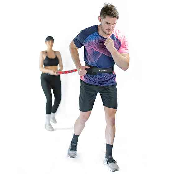 Лента эспандер для упражнений inSPORTline Byfaster 2600 260 см/29 кг черно-красная Киев