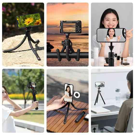 Штатив осьминог гибкий с магнитным держателем для телефона MagSafe Ulanzi MT30 Киев