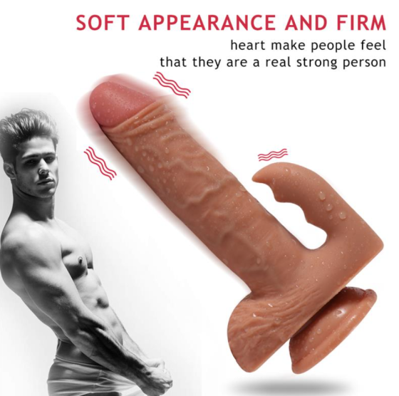 Перезаряжаемый вибратор с стимулятором для клитора Austin vibrating с 20 режимами Sex Aura Киев